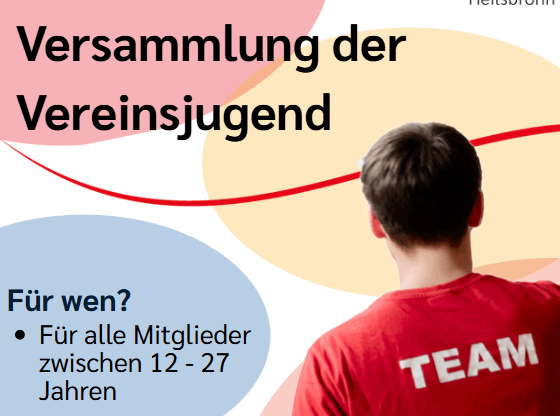 Versammlung der Vereinsjugend - jetzt mitmachen!